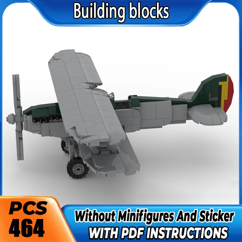 MOC Premium Building Blocks Fairey Firefly IIM 1:35 Scale DIY Assemble Bricks High Precision Collectible Holiday Christmas Gift
