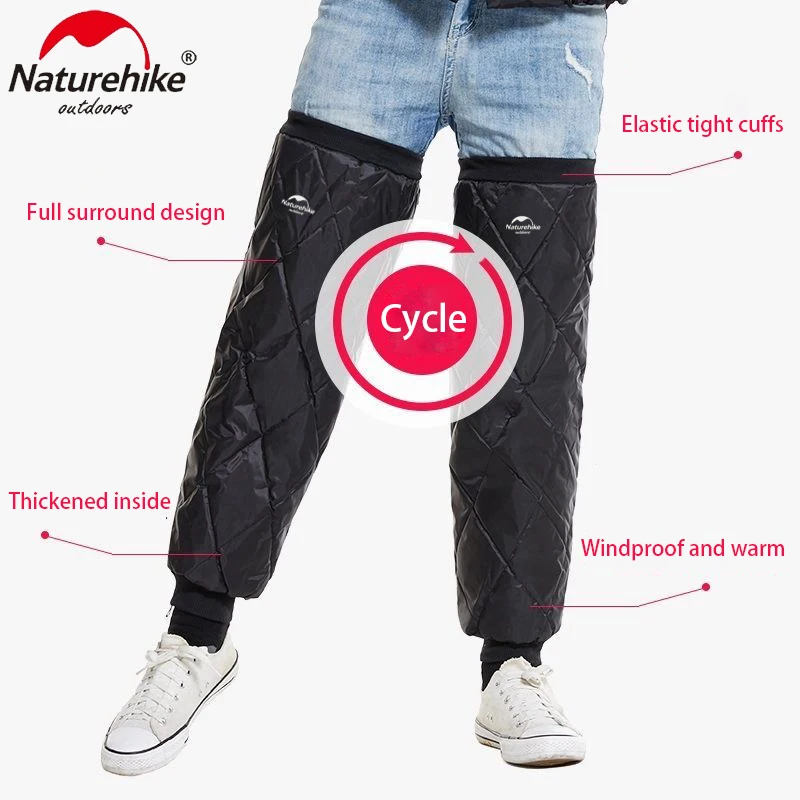 

Naturehike 1 Pair Motorcycle Leg Warmers Zipper Knee Pads Cold Weather Camping Mountain Biking Outdoor Activities Working