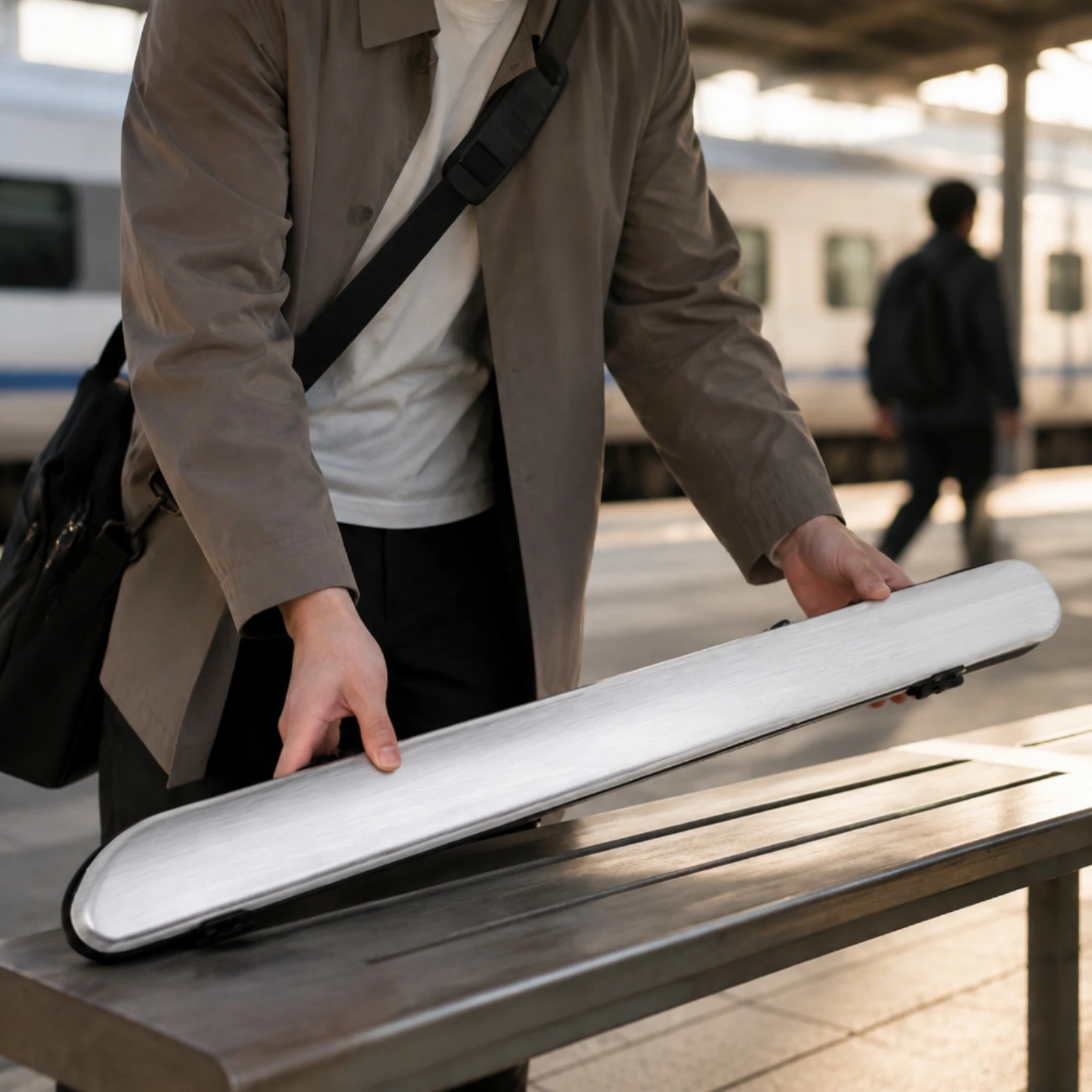 Carbon Fiber Bow Case Impact-Resistant Safeguarding Bow Case Slim Strong for Traveling Performers, Travel, Performances