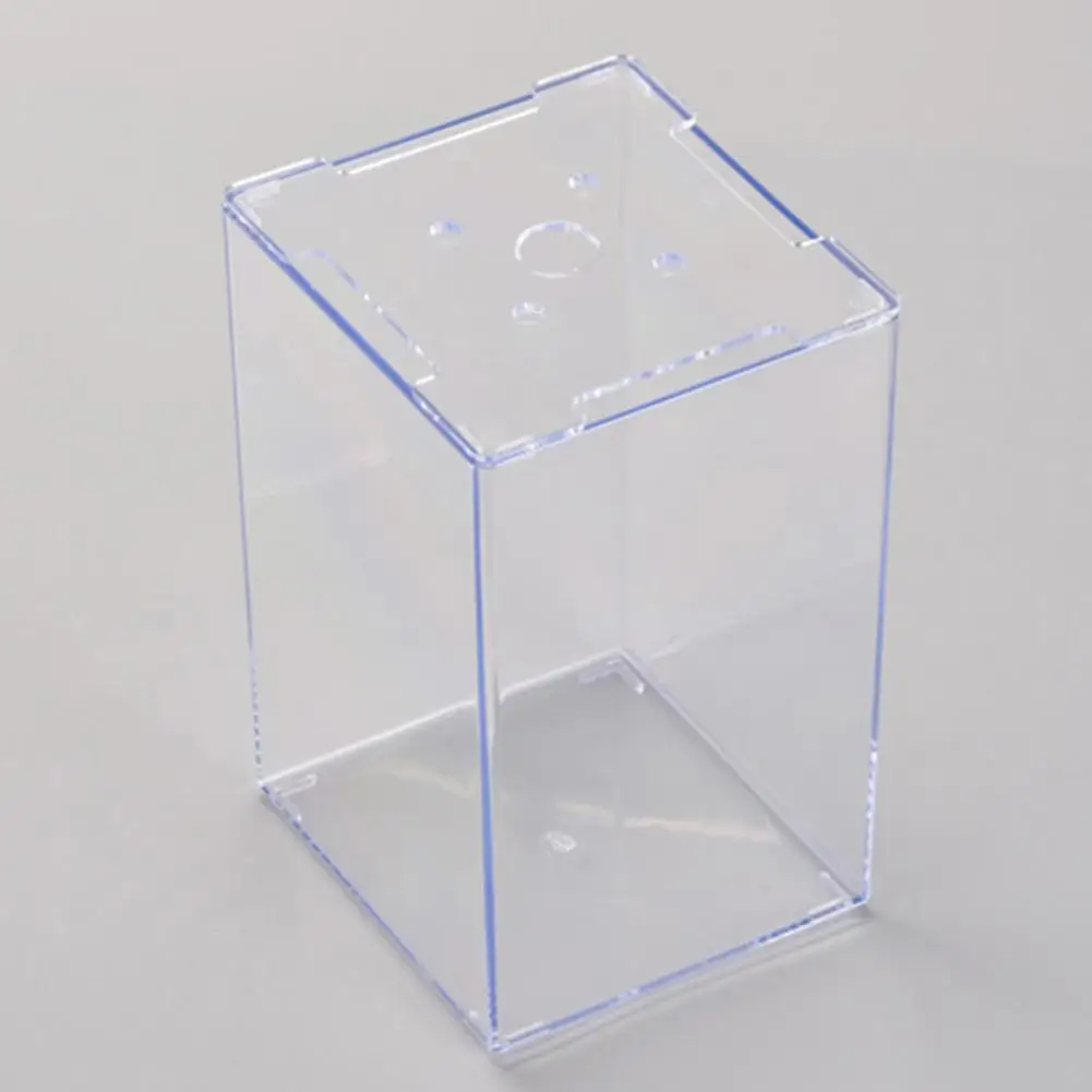 Convenient Fish Tank Ventilation Holes Acrylic Aquarium Accessories Isolation Square Box Betta Fish Tank Raise Small Pets