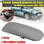 Car Center Console Armrest Box Leather Cover Cap Replacement For Mini Cooper R55 R56 2002-2008 Arm Rest Lid Cover OE 51166954297