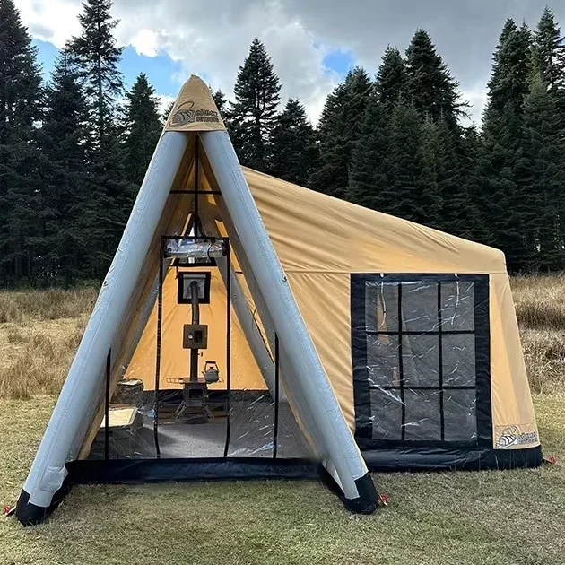 Custom Multi Persons Camping Tent Inflatable House Dome Family Party Rental Camping