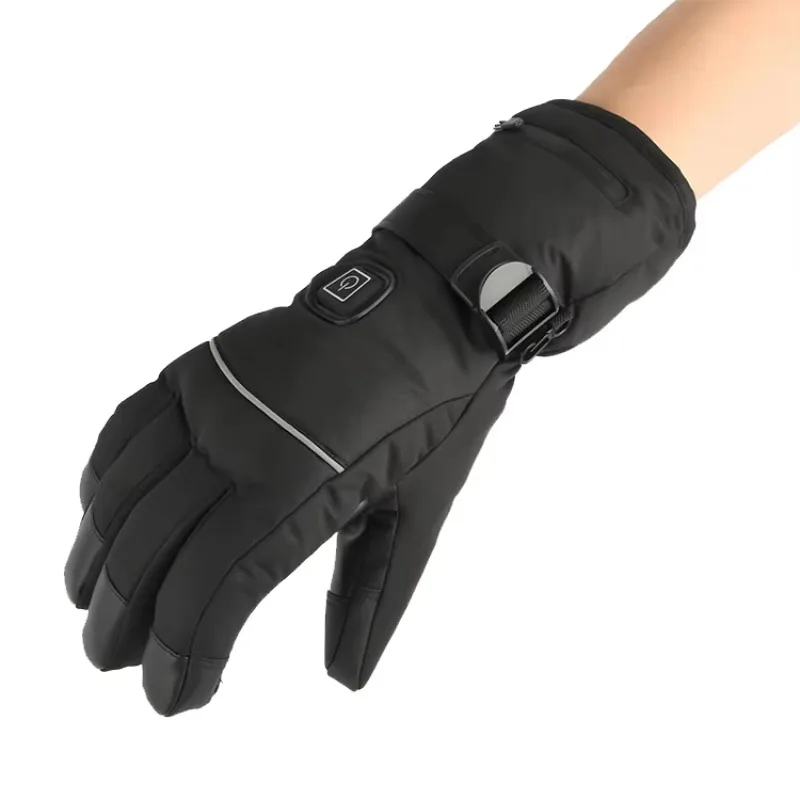 Electric Heated Snow Skating Ski Sports Gloves With Battery Custom Logo High Quality Waterproof Touch Screen Winter