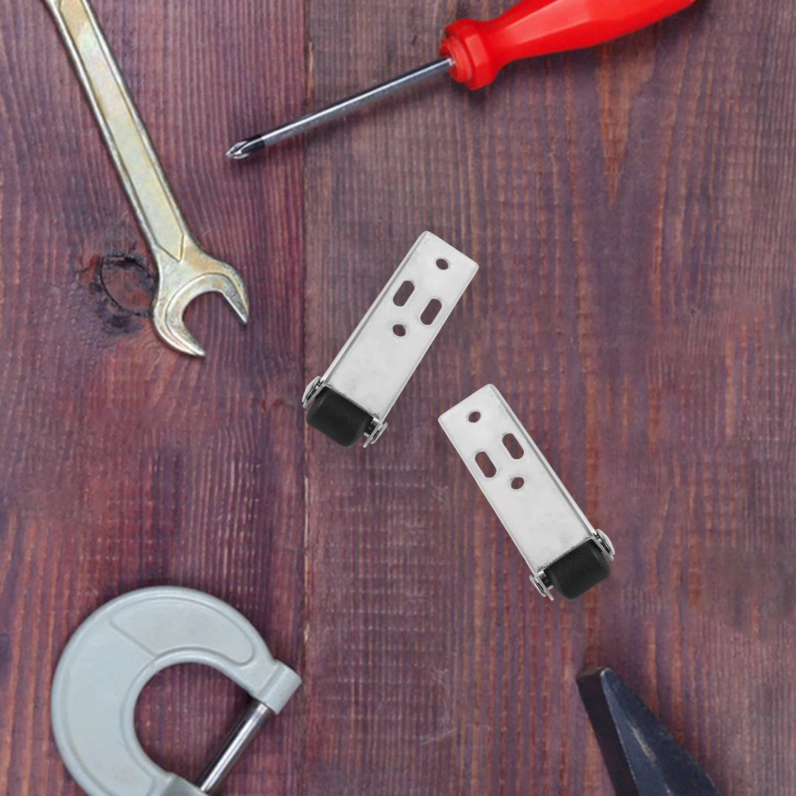 

2 set 2 Sets Sliding Track Support Wheel For Wooden Door Sinking Bottom Pulley Replacement Gate Caster Garden Fence Drooping Fix