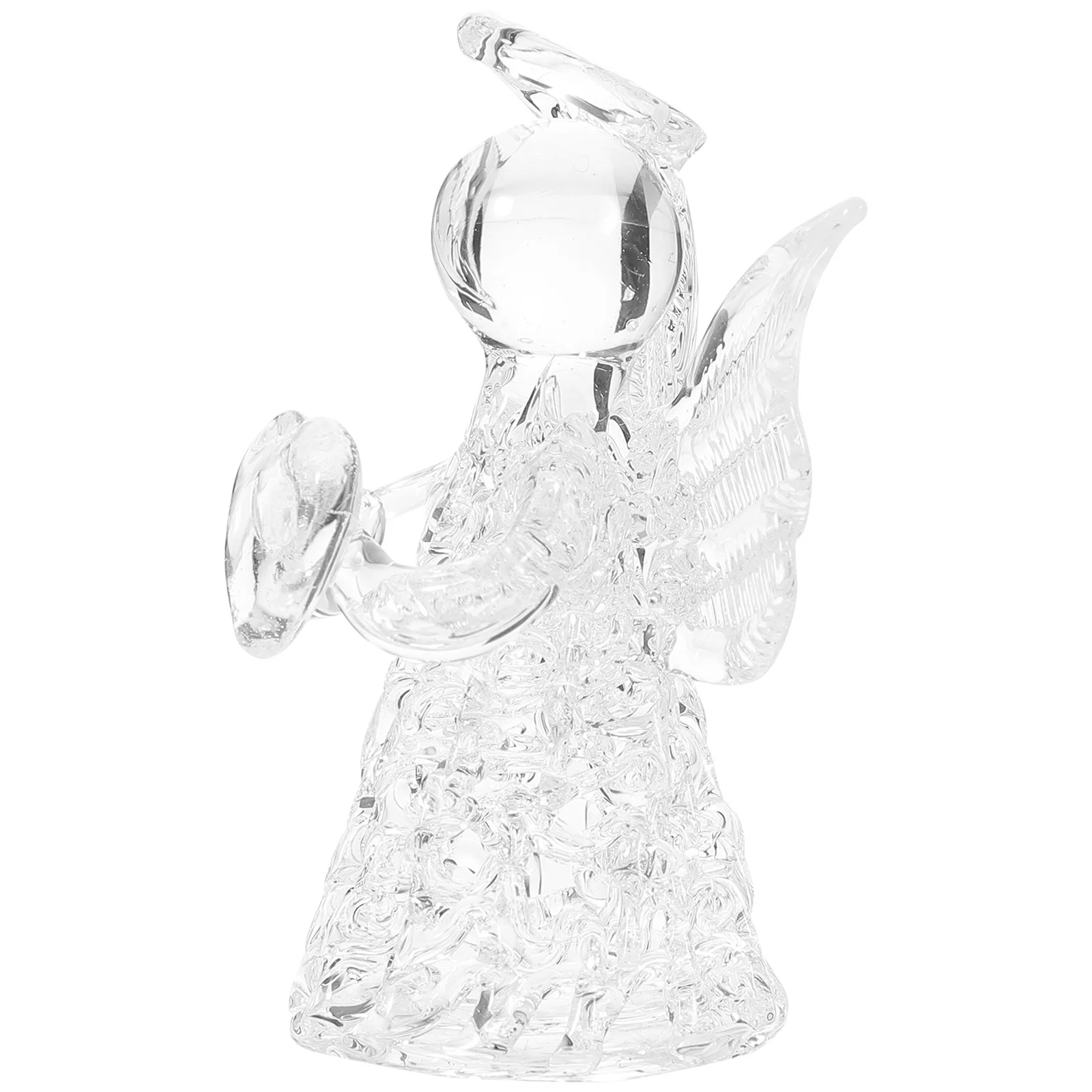 

1Pcs Blessing Angel Wind Chime Exquisite Glass Pendant Wedding Party Decoration Creative Angel Hanging Ornament Transparent