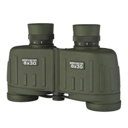 Agnicy 8x30mm Telescopes Marine Waterproof and Shockproof Belt Compass 8x30 Telescope