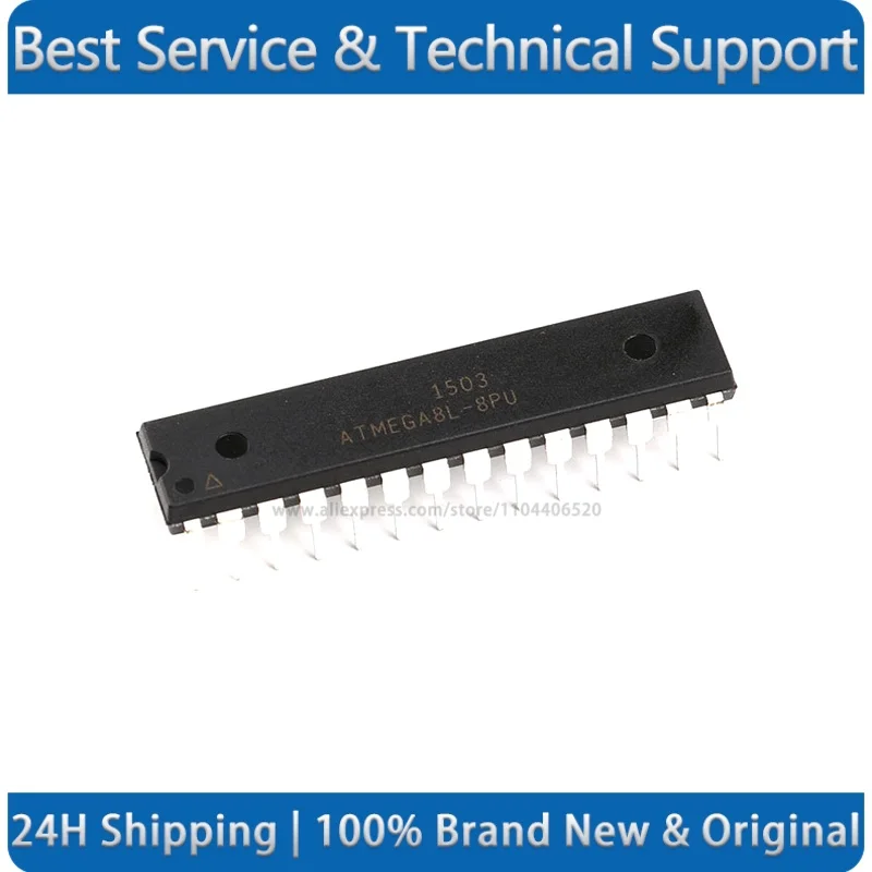 ATMEGA8L-8PU DIP-28 8-bit microcontroller single chip New Original