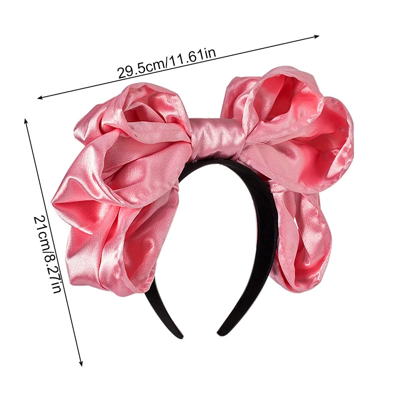 Sweet Bow Knot Hairband para Mulheres e Meninas, Big Headband, Lolita Hair Band, Moda Headdress, Acessórios para Cabelo, Novo