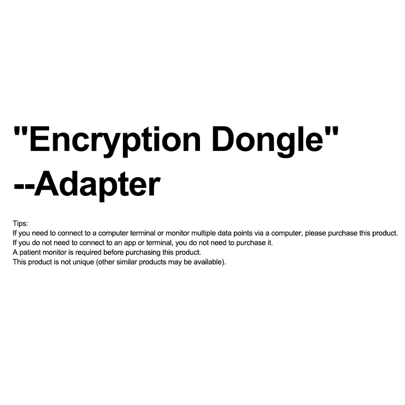 

"Encryption Dongle"" --Adapter dedicated link
