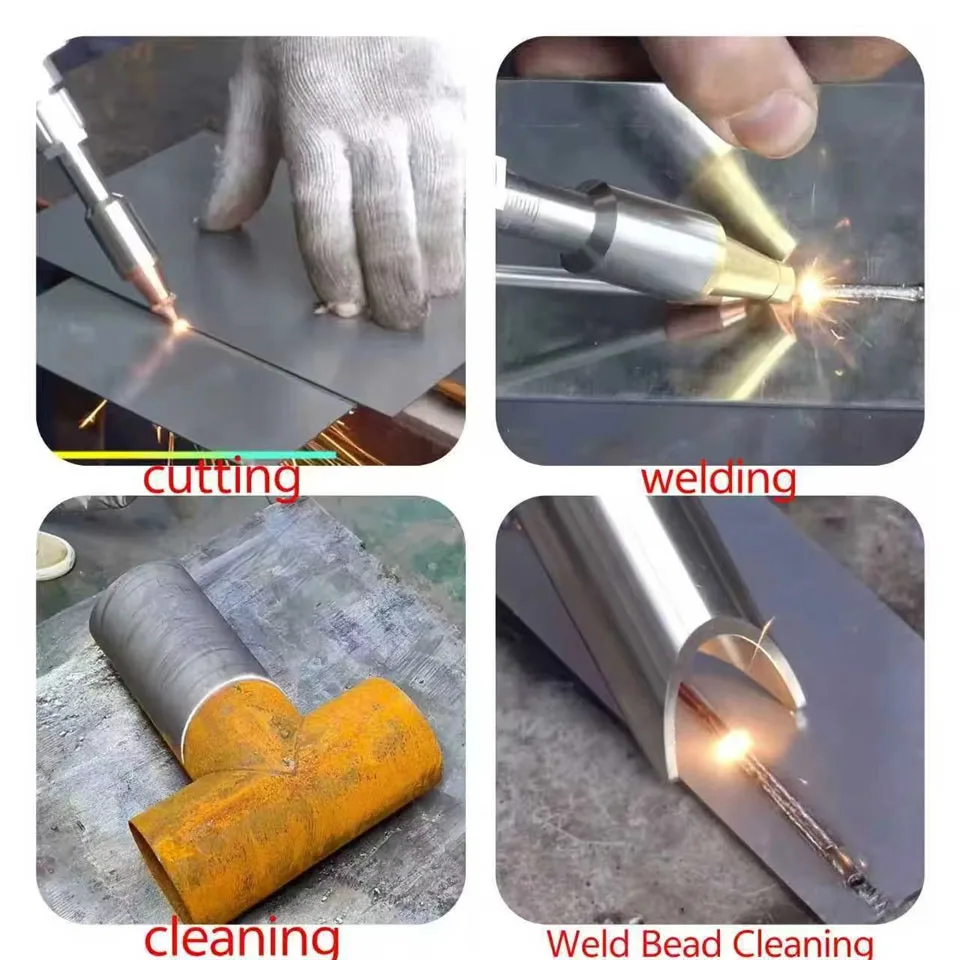 Handheld 3-in-1 Weld Laser Machine Fiber Laser Welding Water Cooling System Used Raycus Max Laser Source 1500W/2000W/3000W - view 2