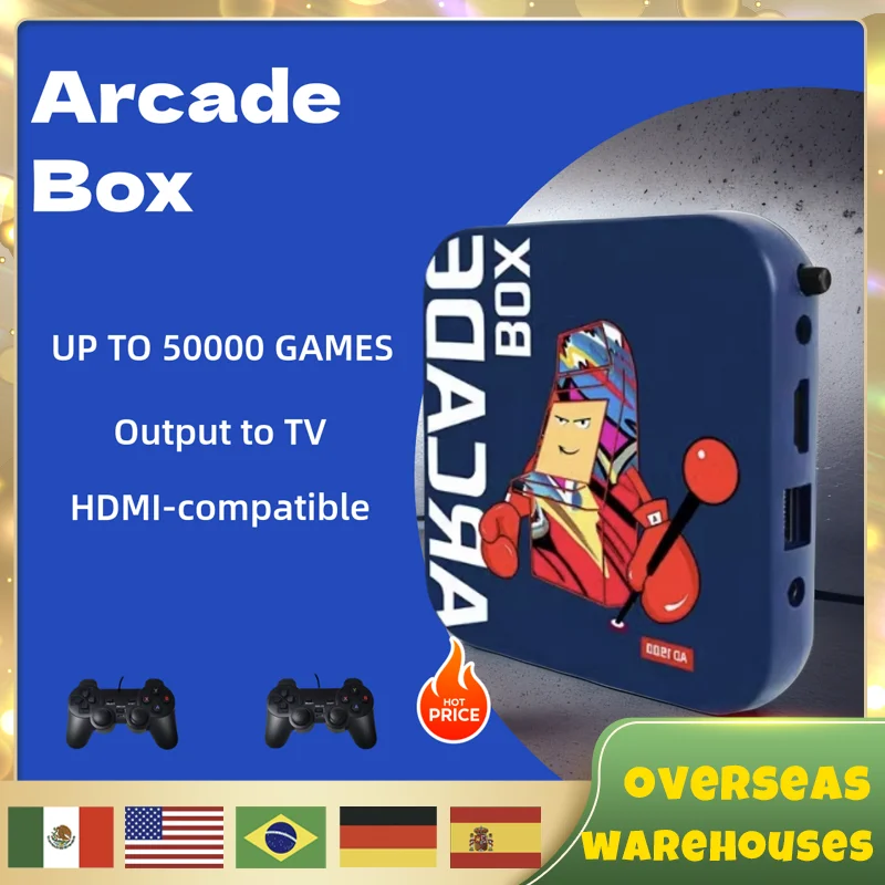 Arcade Box Game Classic Game Box Game Console Video Game Console With Controller Built-in 50 Emulator Tv Box For Ps1/psp Gifts