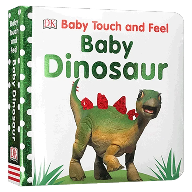 DK, Baby Touch and Feel Baby Dinosaur, Baby Children's books aged 1 2 3, English picture book, 9780241316344
