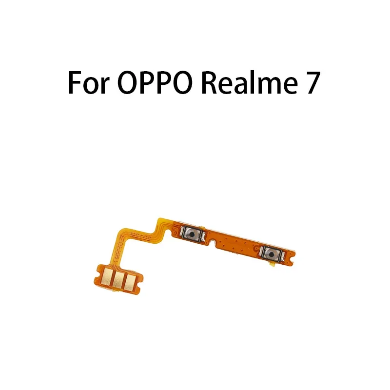 Cable flexible del botón de volumen de la tecla de control del interruptor de silencio para OPPO Realme 7 / RMX2111