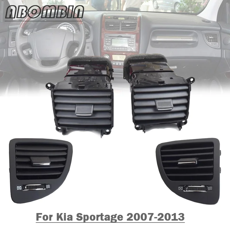 

Боковая передняя вентиляционная решетка на приборной панели, кондиционер, центральная вентиляционная решетка для Kia Sportage 2007 2008 2009 2010 2011 2012