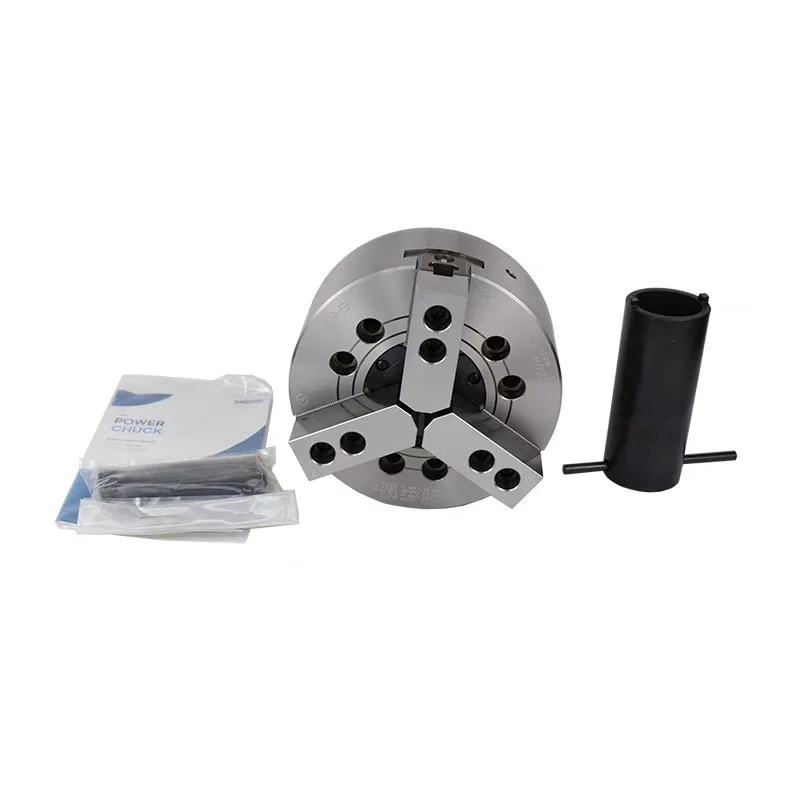 Made in Korea, SEOAM large-hole three-jaw hydraulic chuck with oversized hollow inner hole 8-inch chuck