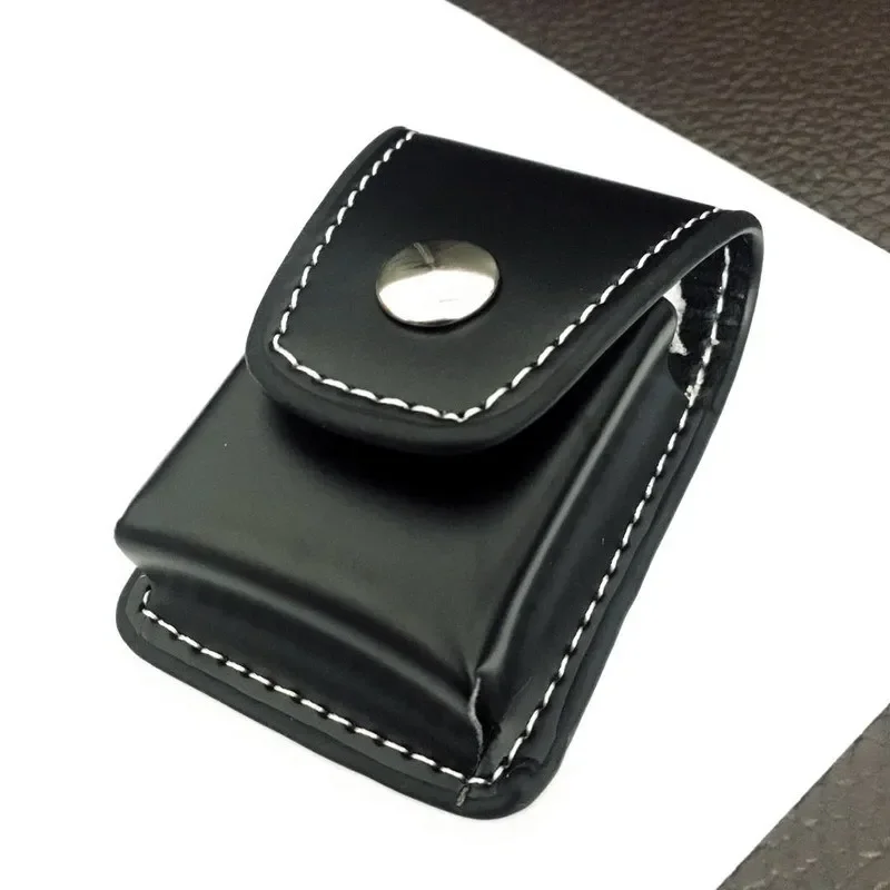 1pcs Outdoor Tools Small Box Case For Super Match High Leather Cover Men Windproof Zippo Cigarette Lighter Gift Box Holder Bag