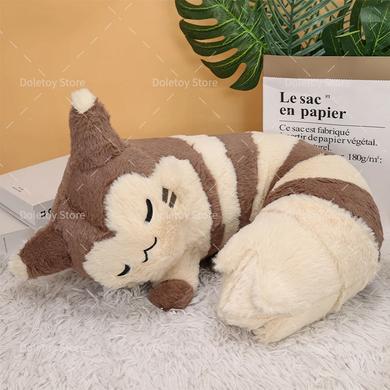 5 verschiedene Pokémon Furret Plüschtiere, niedliche glänzende Furret Plüschpuppe, weiche Cartoon-Anime-Elfenpuppe, Geburtstagsgeschenk für Kinder – Detail 9