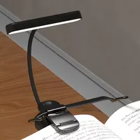 3 Color 14 LED Music Stand Light Adjustable Clip-on Piano Light USB Rechargeable Mini Desk Lamp Portable Reading Light Book Lamp