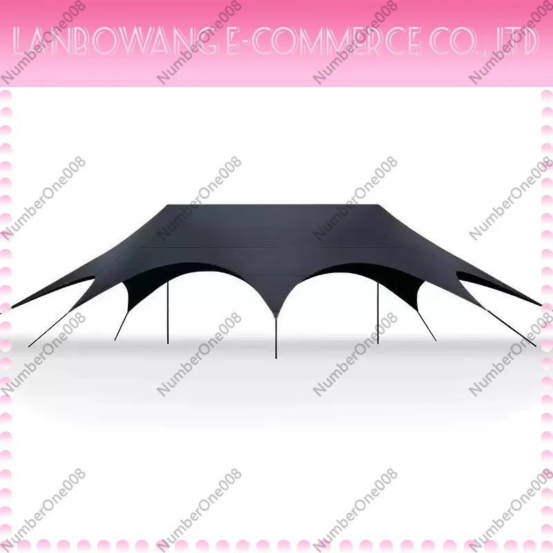 Outdoor Camping Canopy Tent Blackout Vinyl Quick Hitch Camping Camping Awning Folding Portable Hiking Family Reunion