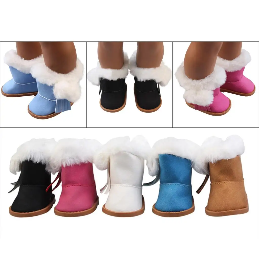 

18 Inch Doll Snow Boots Winter Snow Boots for Dolls Dress up DIY Accessories