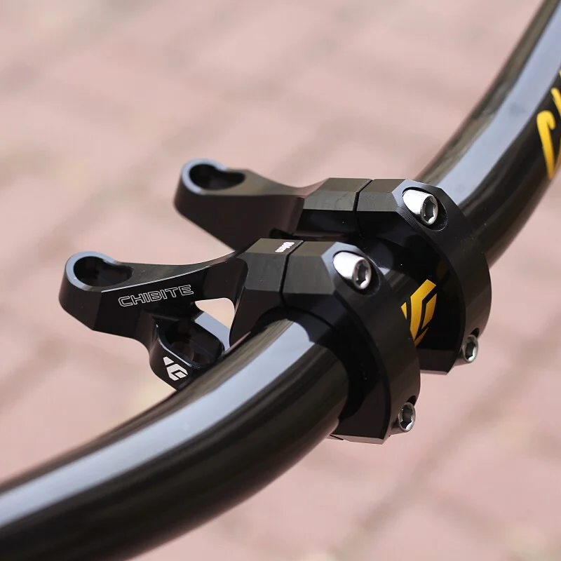 For DH Downhill MTB Stem CNC Billet Aluminum Direct Mount Stem for Dual Crown Fork 31.8mm / 35mm Bar Clamp