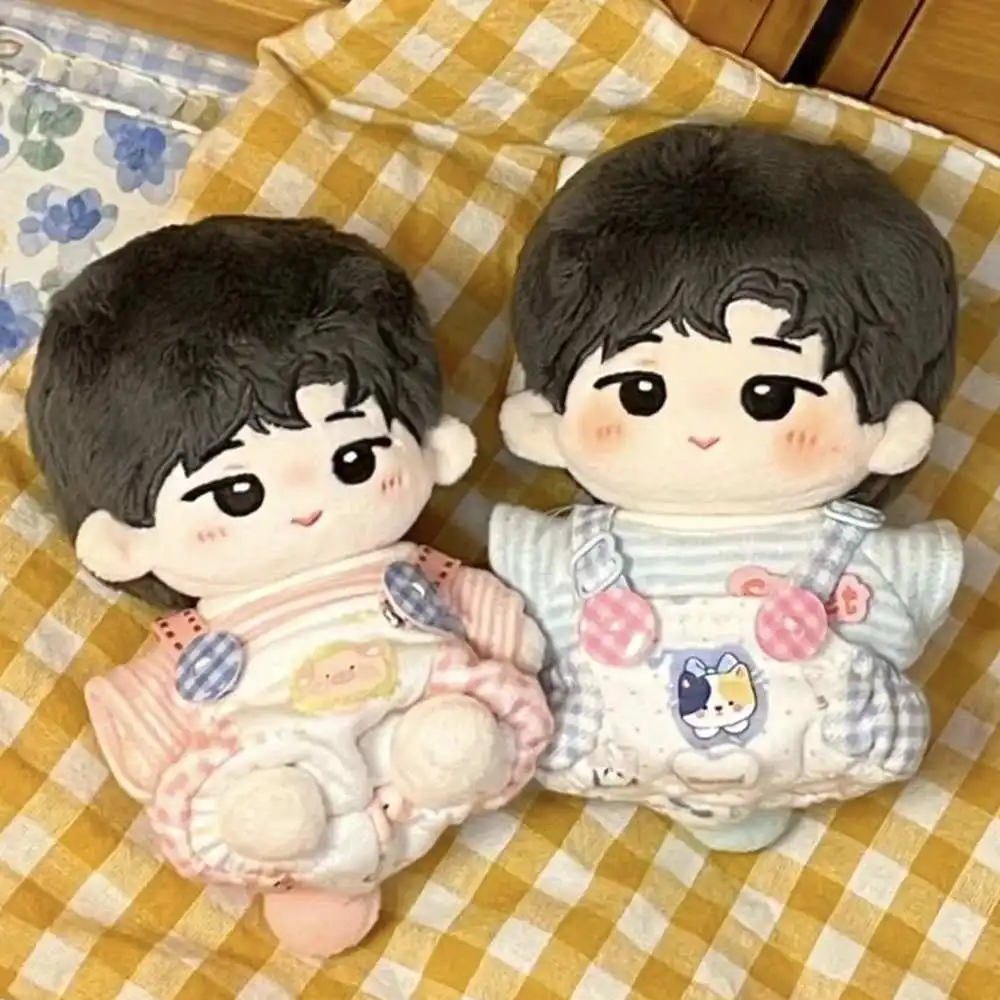 

For 10CM Cotton Doll Kawaii Rompers Cartoon Plush Doll Replacement Outfit Playing House Accessories Mini Clothes Gift Toy