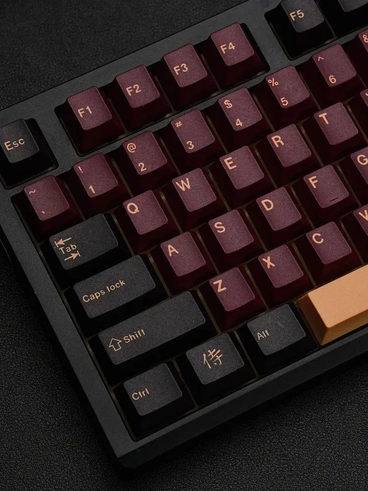 Niemieckie klawisze PBT Cherry, układ ISO, retro EVA00, mieszane barwy, jasne, głębokie wgłębienia, Mars Green, Red, Blue, Samurai, do klawiatur mechanicznych, DE — zdjęcie produktu 7