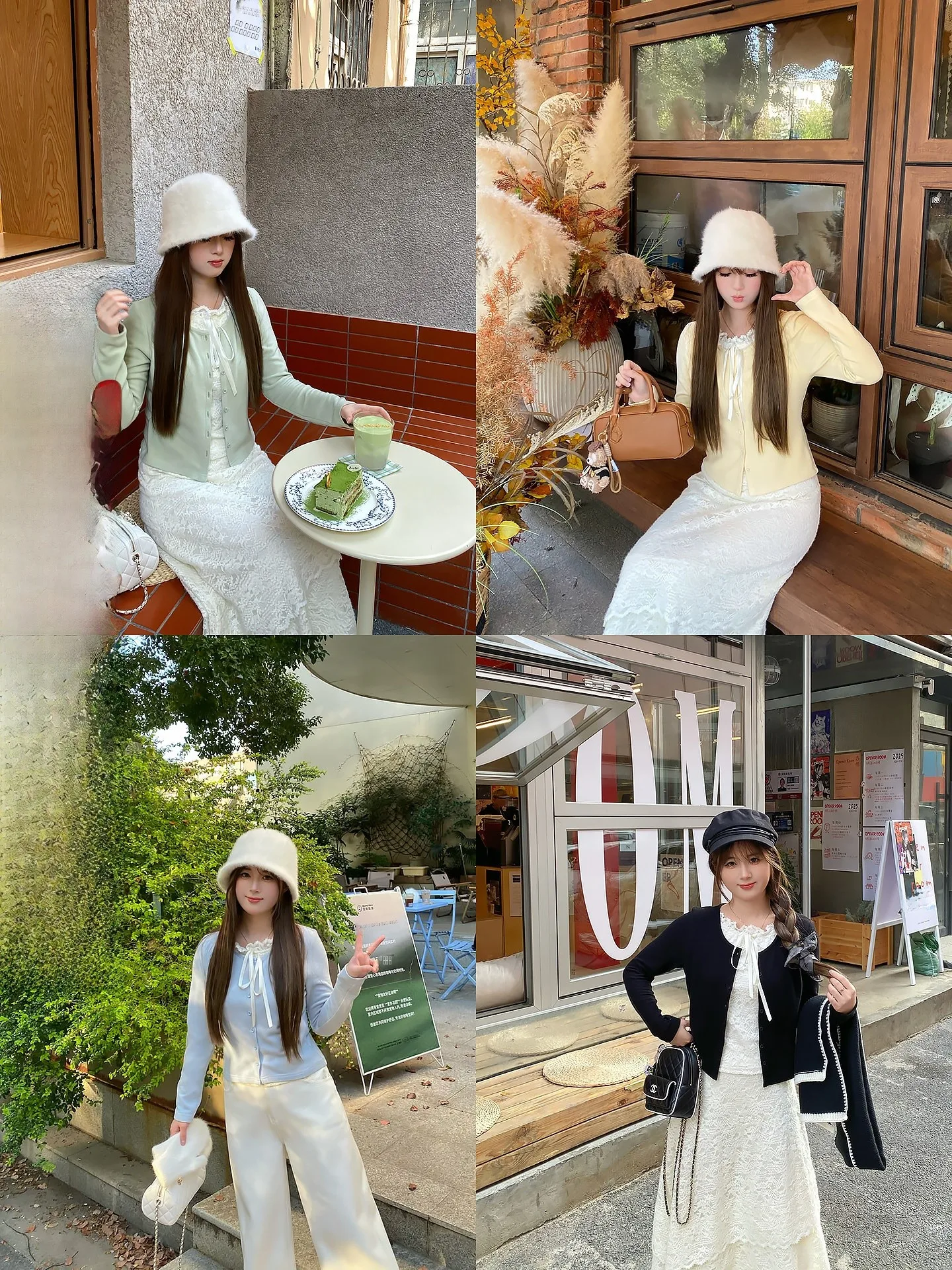 

Four-Color Fce Lined Base Layer Top Cotton Candy Yellow Blue een Bla Small Size irt Girls Inner Wear ort Length