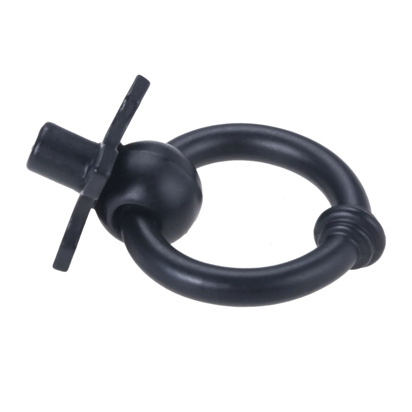 1pc 33mm Circle Handles Black Ring Metal Door Handles Pulls Cabinet Drawer Knobs For Furniture Hardware Decoration Durable