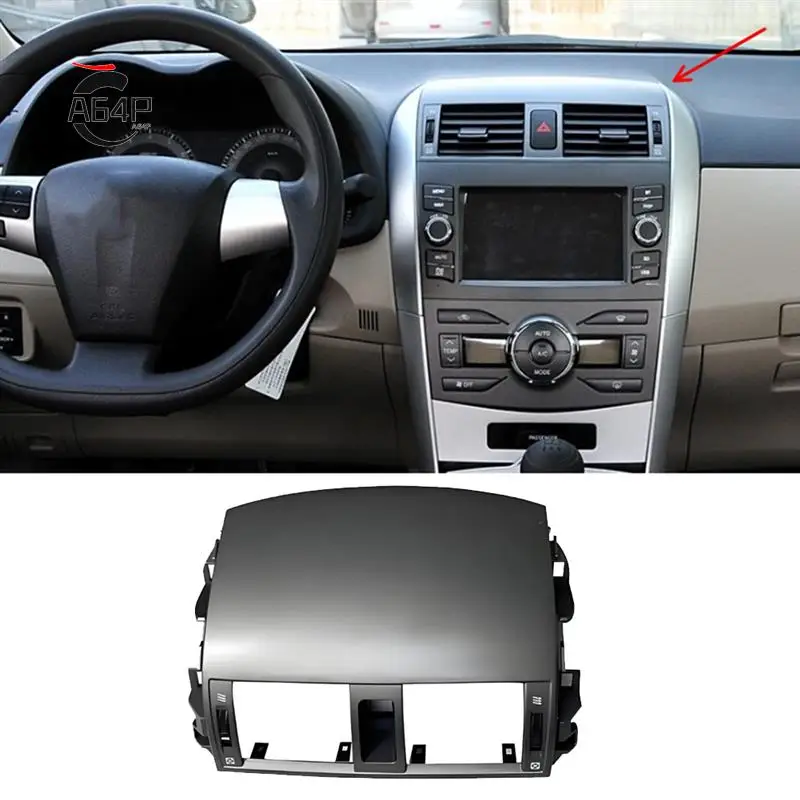 

A64P-Car Dashboard Air Conditioner Air Vent Panel AC Outlet Panel Grille Cover 55670-02163 For Toyota Corolla 2007-2013
