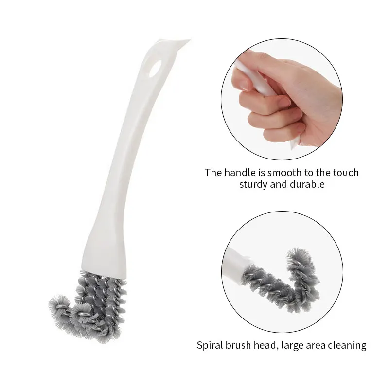 Grill Brush V-shaped Hooked Brush Barbecue Cleaning Brush Scraper Multifunctional Grill Net Oven Baking Tray Kitchen Gadget