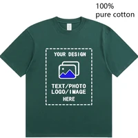 T-shirts pour hommes sur mesure, adaptés aux rassemblements d'équipe, aux salles de sport et aux activités sportives, en coton, à col rond et à manches courtes 5