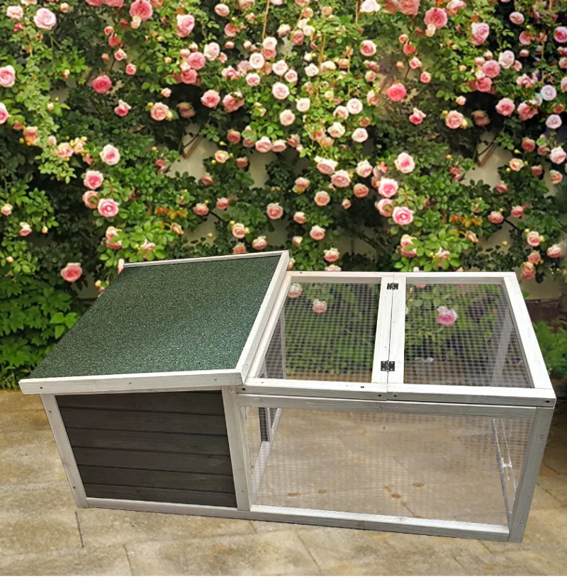 Gabbia per conigli per asilo Gabbia per cuccioli di pollo d'anatra Cole per allevamento di animali domestici di grande villa per conigli di grandi dimensioni