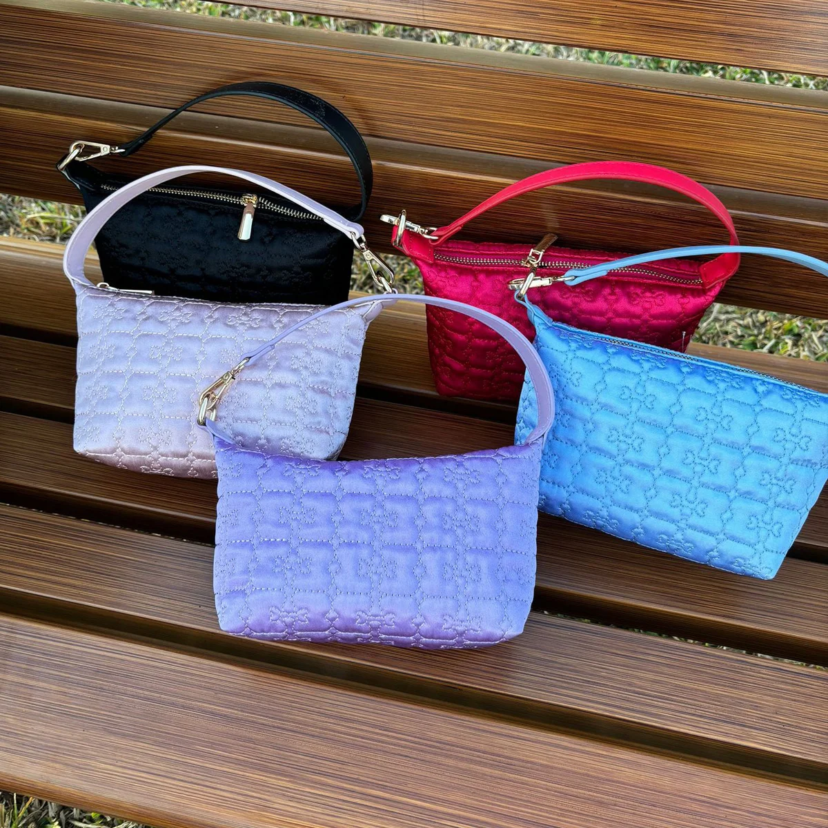 Luxury Silk Satin Butterfly Embroidered Top-Handle Bag Leopard-Print Lining Women Handbag Shoulder Bags Clutch Mini Pouch Purse