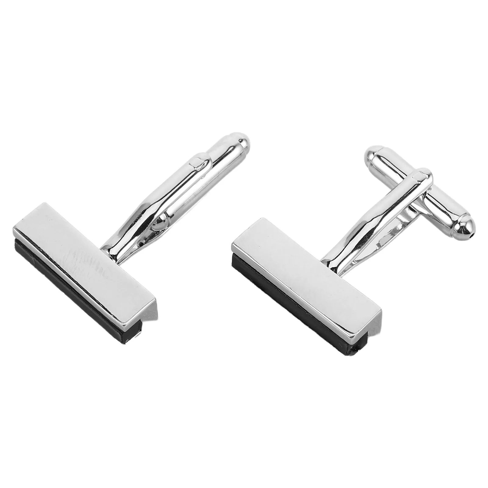 1Pair Modern French Cufflinks Mens Cuff Links for Shirt Elegant Design Long-Lasting Shine Business Formal Evening Groom Cufflink