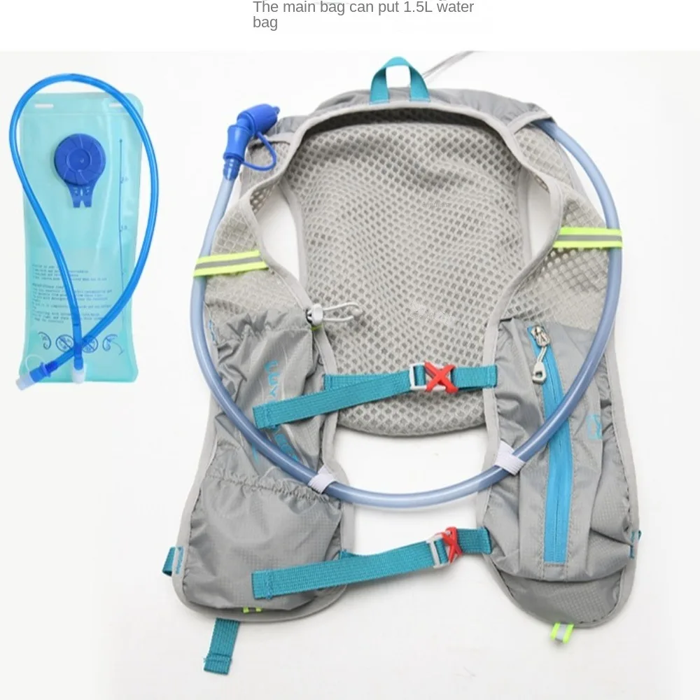

2L Marathon Hydrating Backpack Ultralight Breathable Hiking Hydration Vest Multifunction Reflective Water Vest for Running