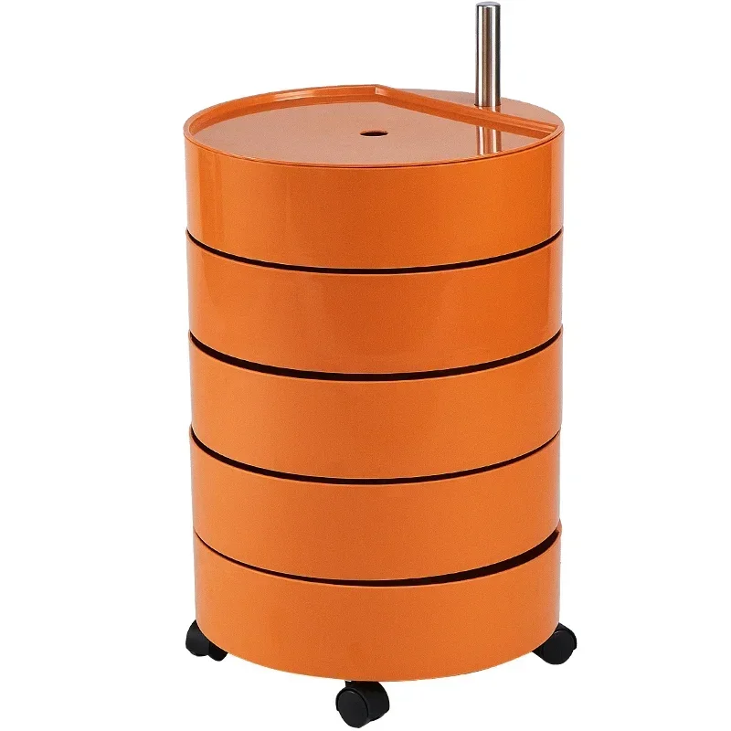 

360 Rotating Bedroom Removable Bedside Table round Cabinet Desk Locker Simple Storage Side Cabinet