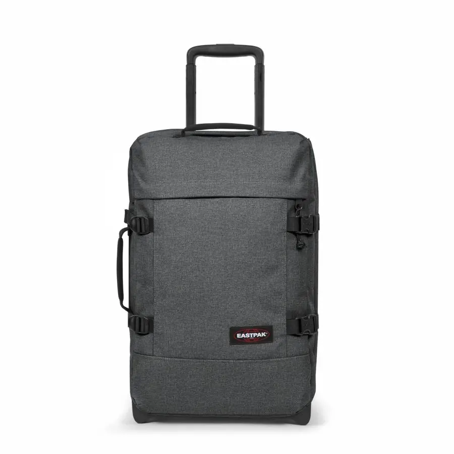 

S 42L Large Wheeled Luggage with Dual Compartments, TSA Lock, Compression Straps amp SmoothWheeling System, Black Denim