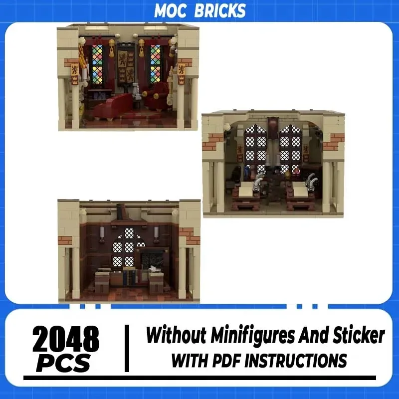 

Конструктор-модель из строительных блоков: Комната общих дел / Кабинет трансформации / Кабинет чарований. Сборная модель для самостоятельной сборки. Игрушка-конструктор. Подарки.