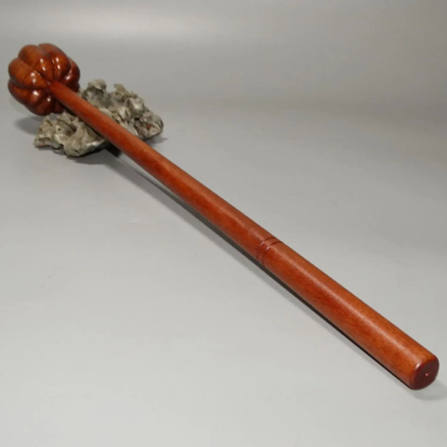 39cm Solid Wood Handmade Pumpkin Pounding Massage Home Fitness Full Body Massage Stick