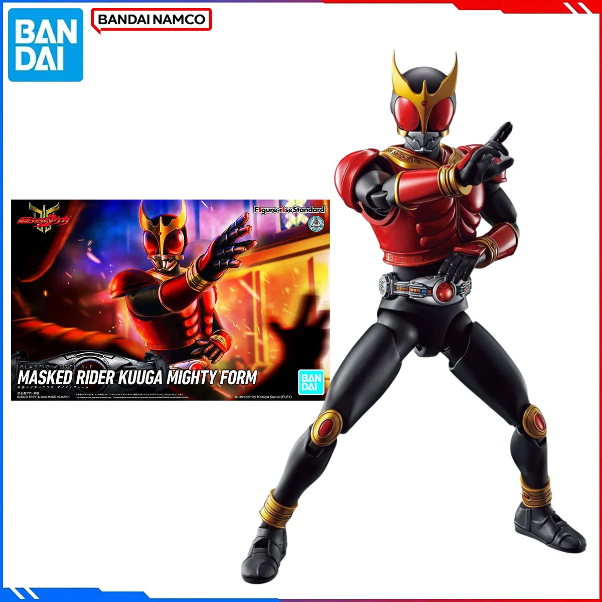 

Подлинная Bandai, оригинальная фигурка Kamen Rider, наборы моделей FRS, аниме-фигурки, всадник в маске Kuuga Mighty Form, экшн-модель, игрушки в подарок