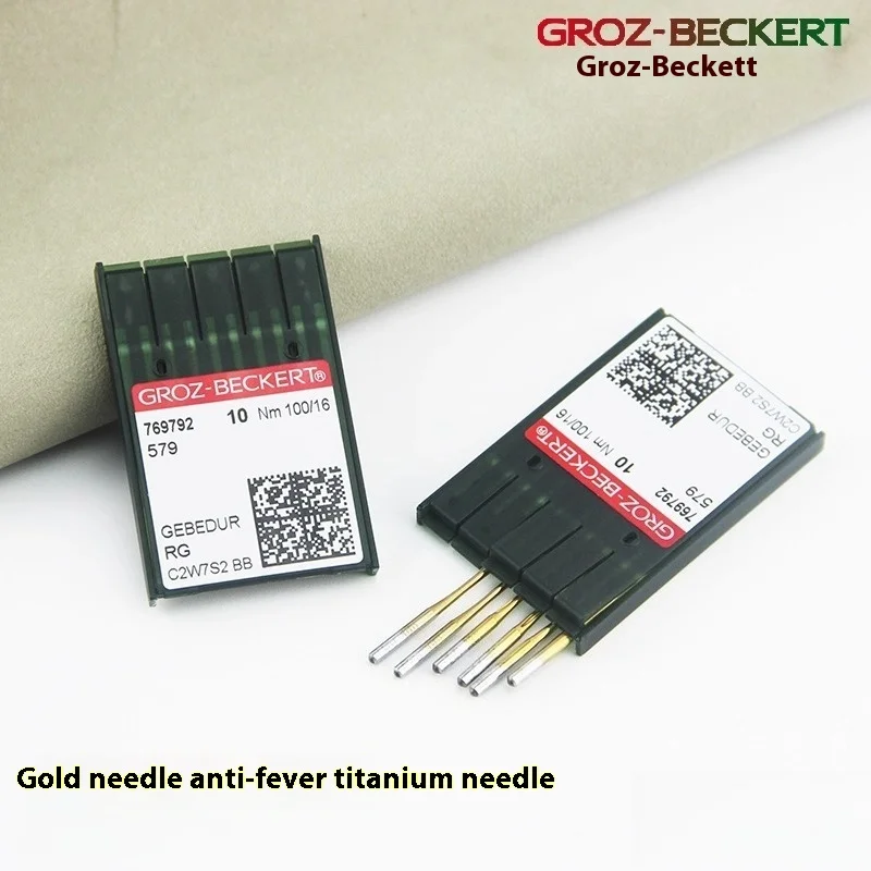 100PCS Needle Sewing Machine Parts Groz‑Beckert Anti‑Heat Sewing Needle 579 For Durkopp 9820 Round‑End Buttonhole Sewing Machine