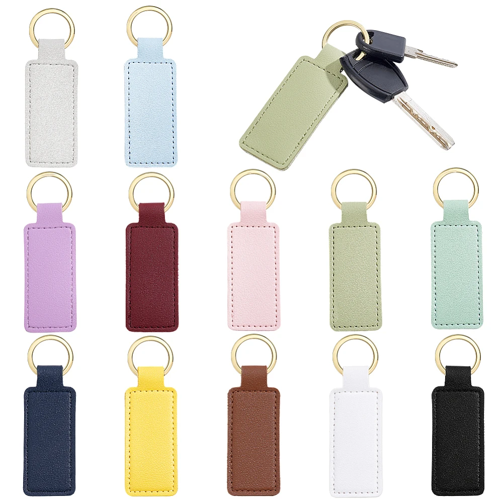 60pcs-pu-leather-keychain-blanks-bulk-with-key-rings-12-colors-engraving-keychains-rectangular-diy-key-fob-kit-for-men-women