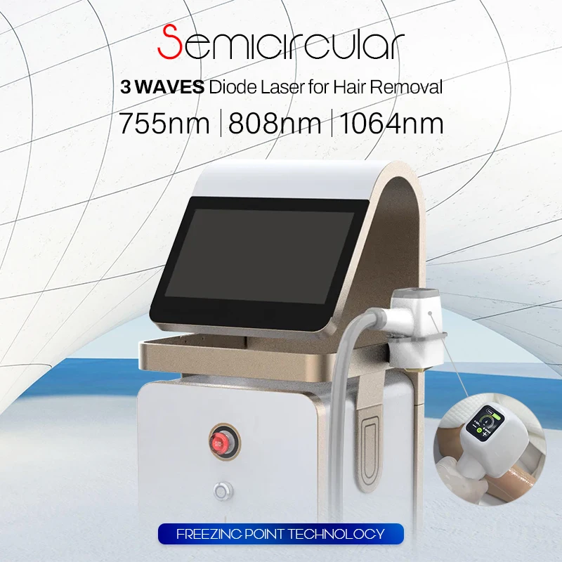 

4000W 808 Diode Laser Hair Removal Machine Skin Rejuvenation Painless Permanent Depilation Professional Beauty Device