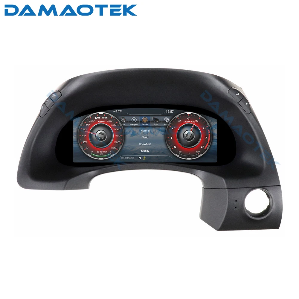 

DamaoTek Linux 12.3" Car Multimedia Player LCD Instrument Digital Cluster for Nissan Patrol 2015 - 2019 Virtual Cockpits Panel