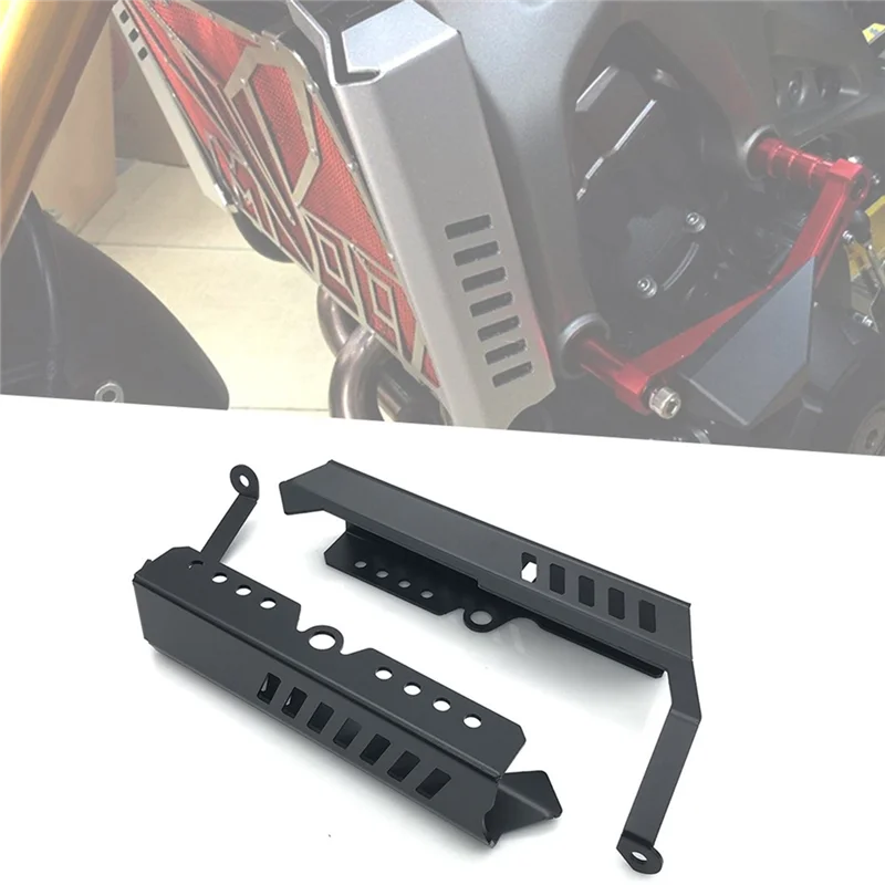 

Motorcycle Radiator Cap Side Cover Radiator Grille Left Right Shield Net For Yamaha MT-09 MT09 2013-2016