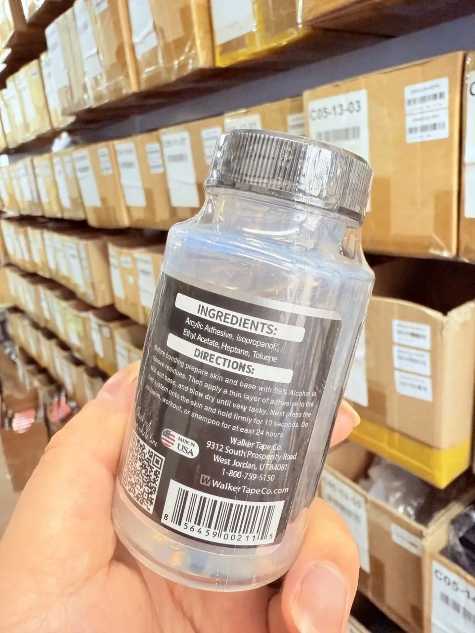3.4oz/101ml 울트라 홀드 워커 테이프 레이스 접착제 방수 헤어 스트랩 가발/강력한 접착제, 단단히 맞춤