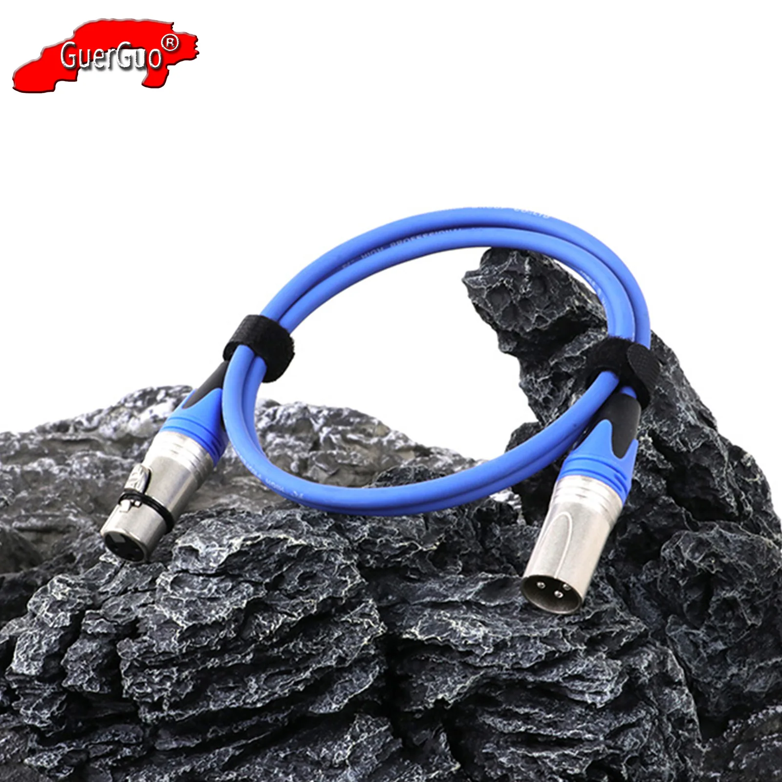 

0.2M-30M 3Pin XLR Male to Female M/F OFC Audio Extension Cable with Shielded Cord for Microphone Mixer Speaker Recording Studio