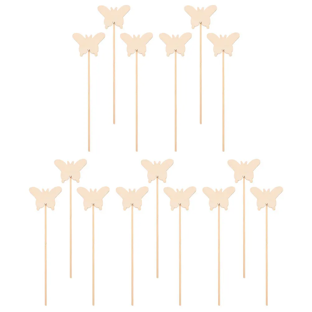 

15Pcs Fairy Wand DIY Wood Painting Sticks Early Education Hand Eye Coordination Party Coloring Craft Materials