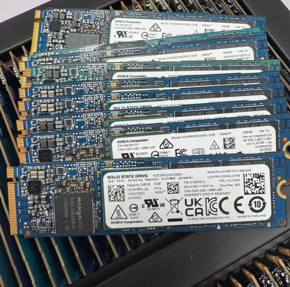 Original Toshiba XG6 2TB 1TB 512G M.2 2280 NVMe SSD PCIE3.0 Solid